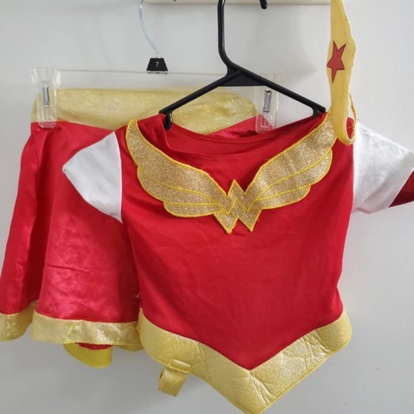 DC Other - Girl’s Wonder-woman Costume! Good used condition! Includes top, skirt, headband